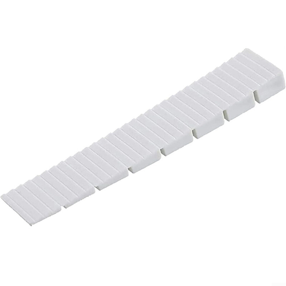 Furniture Leveling Shims 10 Pack White Plastic Wedges For Leveling Bookcases, Sofas, And More 9119770009456