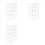 3X Glasses Storage Box 4 Layers Large Glasses Organizer Box Multifunctional Stackable Display Holder Reusable Cosmetics 1