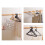 5lots Special Plastic Shelf Portable-20cm transparent bla 3