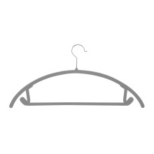 Anti-Schulter-Winkelkleiderbügel mit Plüschoberfläche, 360 drehbarer Haken, kompaktes, rutschfestes Design für Hemden und Krawatten,