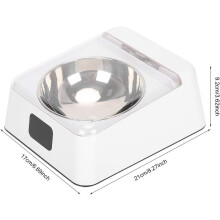 Gamelle intelligente et résistante à l'humidité, distributeur automatique de nourriture pour animaux avec capteur infrarouge, sûr et durable pour