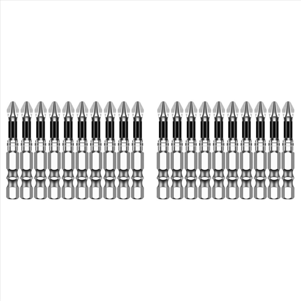 20Pcs 50Mm Screwdriver Bit Set Magnetic Impact Bit Screwdriver Head For Electric Screwdrivers 4854166088589