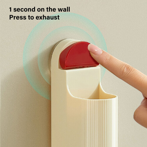 Efficient Toothbrush Storage Solution with Quick-cream white 1