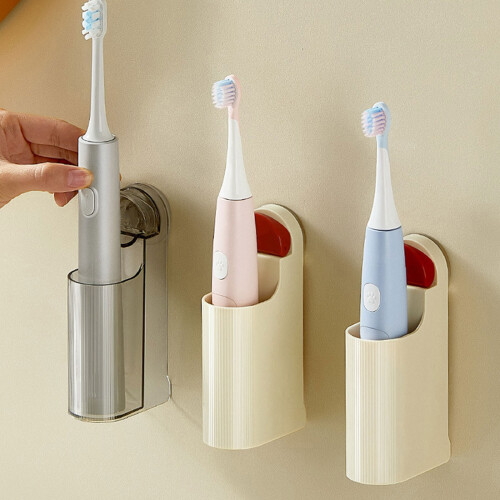 Efficient Toothbrush Storage Solution with Quick-cream white 2