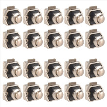 20Pcs Car Push Lock RV Caravan Boat Motor Home Cabinet Drawer Latch Button Locks Furniture Door Lock Hardware