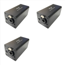 3X Audio Isolator Noise Reduction,Eliminates Current Noise,DI Grounding Box,6.5 XLR Mixer Audio Isolator, MAI-130 Mono