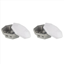 2X STA-55H Safety Keyhole GPS Case IP67 UV High Capacity Housing Agricultural GNSS Antenna Housing for RTK Receiver