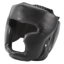 Boxing Helmet Face Guard PU Thickened Foam Adjustable Elastic Strap Sanda Muay Thai Protective Gear For Adults And Kids
