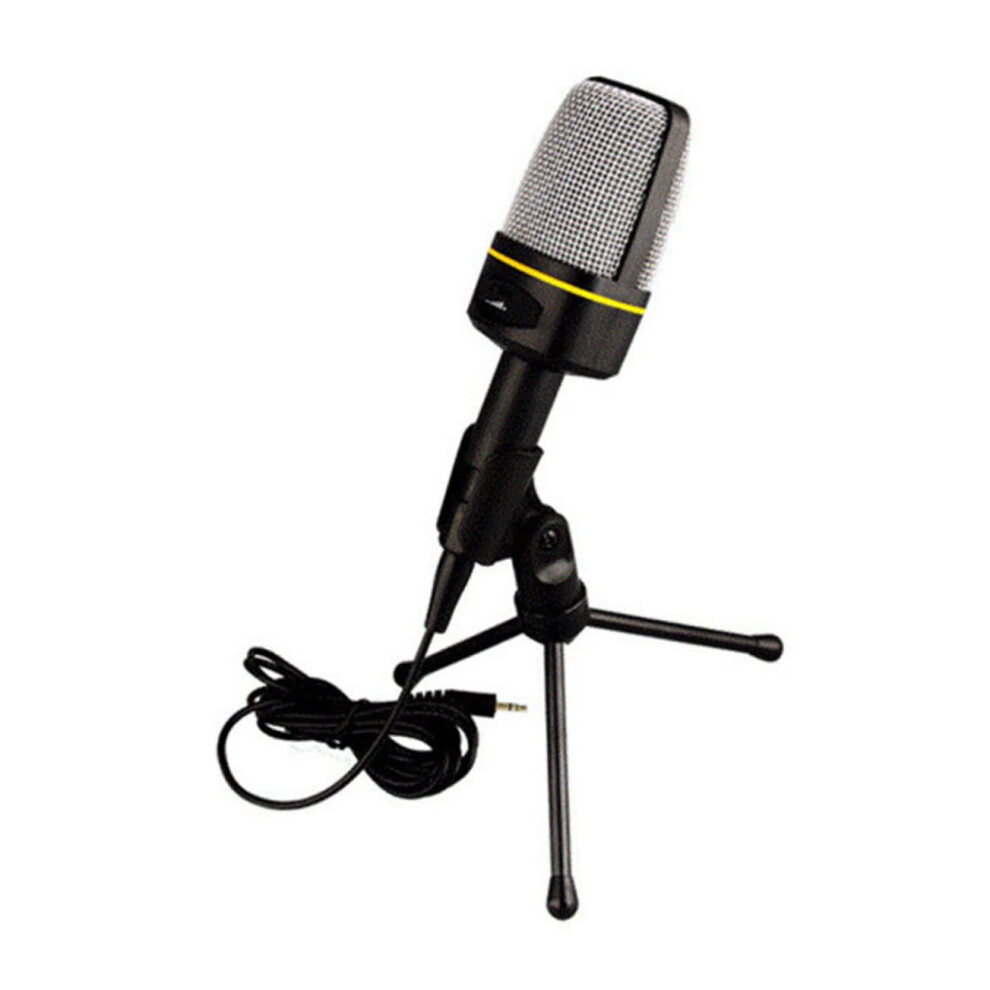 3.5Mm Dynamic Desktop Microphone With Tripod Stand For Desktop Computer Recording Gaming And Singing 9119770010209
