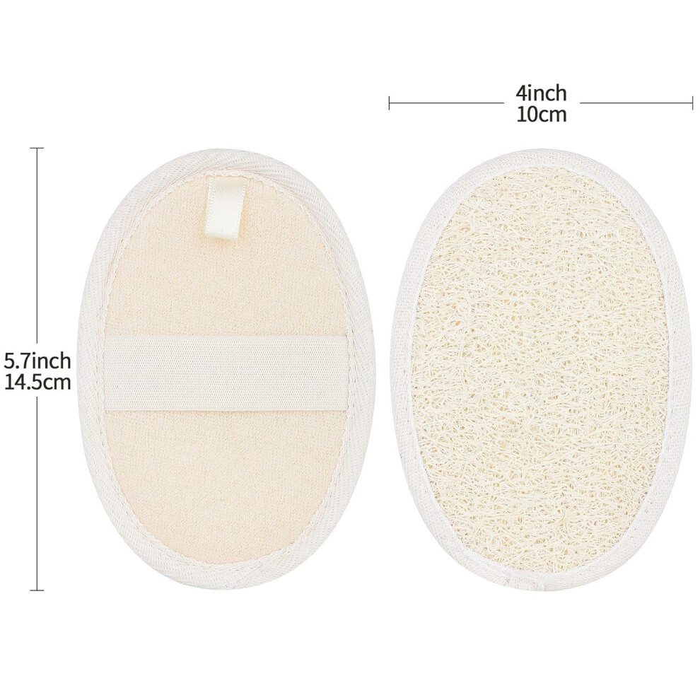 Indulge In Nature's Gift, Loofah Sponge Body Scrubber, Safe And Skin-friendly For A Soothing Daily Cleanse