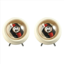 2X Watch Winder for Automatic Watches Watch Box Automatic Winder (Creamy-White)