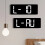 Functional LED Clock With Time Alarm And Temperature-Blue 5