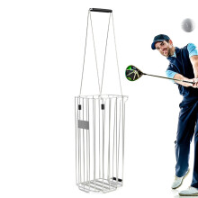 Golf Ball Basket With Handle  140Ball Capacity, Golf Ball Retriever Tool, Storage Basket Picker, Golf Course Container