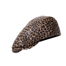 Béret unisexe britannique élégant-casquette avancée camel