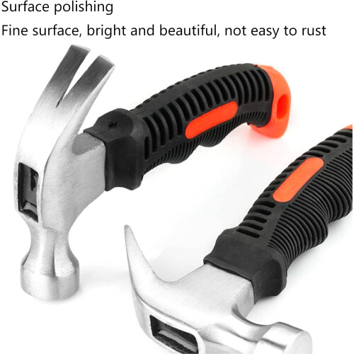 Woodworking Claw Hammer Steel Handle Small Hammer MultiFunction Pulling Hammer Tool Household Tool 1