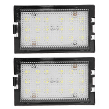 Luzes de LED para placa de matrícula, luz branca pura, para Ford Focus MK2C-MAX. Instalação Plug and Play. À prova d'água. Longa vida útil.
