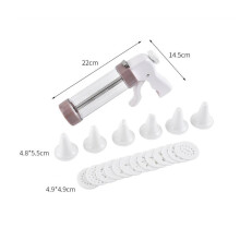 Artisanal Cookie Decorating Kit, Commercial Juicers Approved Precision Tools for Culinary Excellence, 1 Cookie Decorator 13 Molds 6 Piping Tips