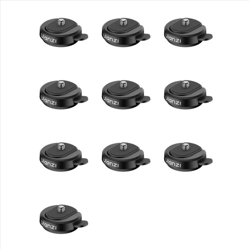 10X Quick-Release Basic Kit/Backpack Clip for Travel Photography Action Cameras Adapter with 1/4inch Thread CK01