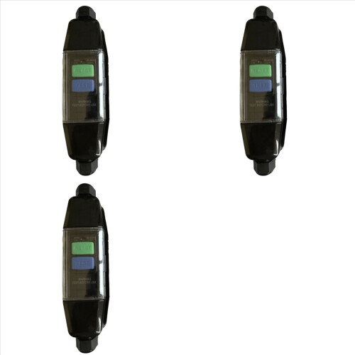 3X in-Line RCD Connector, PRCD Intermediate Safety Switch, Outdoor Current Protection Against