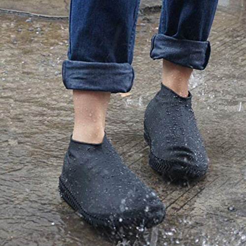 Copriscarpe riutilizzabili super elastici, impermeabili e antiscivolo per ogni passo. 2