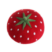 Béret à fraises à la mode, chapeau de loisirs de voyage,-enfant