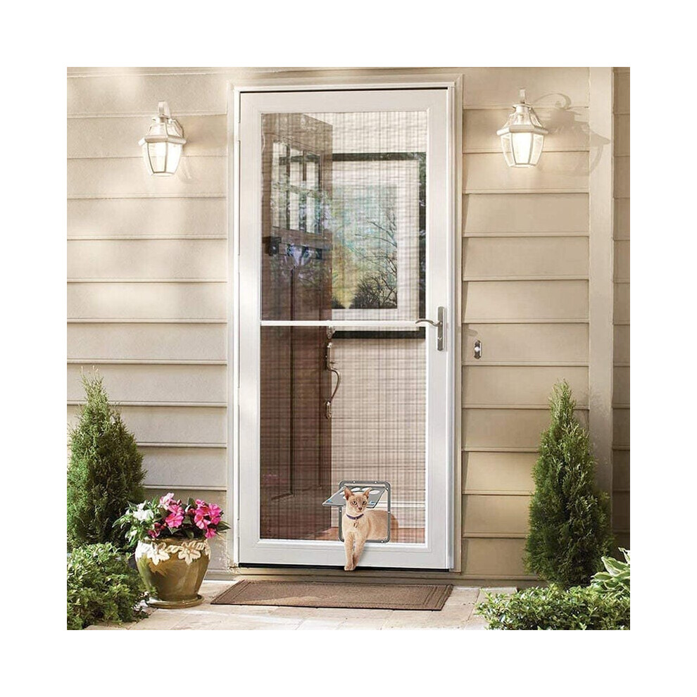 Pet Passage, Innovative Screen Door For Easy Access, Swing Door Mechanism Ensures Safe Transition, Manual Locking Provides Security, Special Design 9128293284820