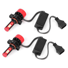 Lâmpada de farol LED super brilhante para carro, 4800LM 6000K, à prova d'água, C6, para faróis de neblina, plug and play, acessórios para