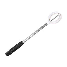 Ball Retriever Telescopic With Spring Release Head And Locking Clip Yellow Color Adjustable Length Ball Retrieval Accessory