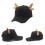 Casquettes de Baseball résistantes au-traînée marron noir 3