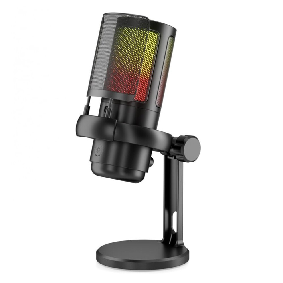 Gaming Rgb Microphone Usb Pc Microphone For Streaming And Podcasts Condenser Desktop Mic Windows Mac Plug And Play 9119770010391