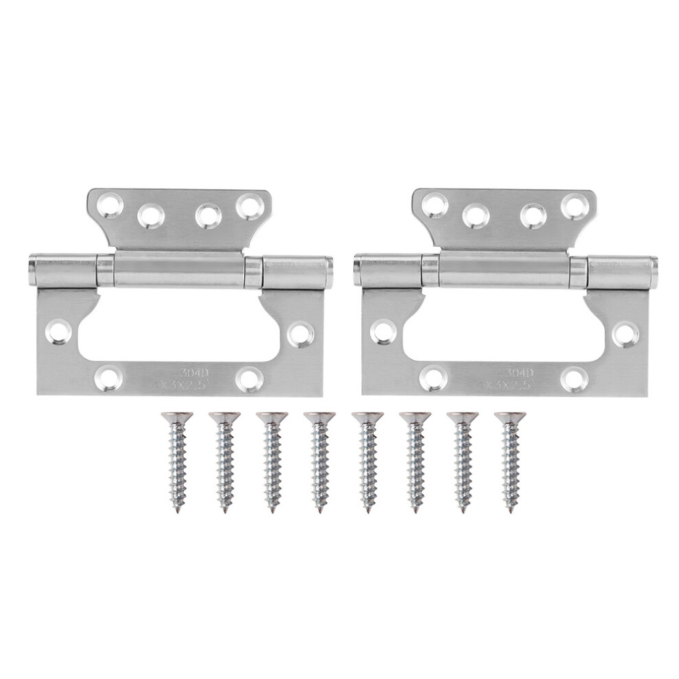 Interior Door Upgrade Kit, Easy Installation No Grooving Non-Mortise Door Hinges, Smooth Rotation Silent For Noiseless Operation, Durable Rust Resista 9198585148444