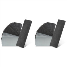 48PCS Sandpaper Assortment 12 Grits Wet Dry Sandpaper Sheets,Silicon Carbide Sanding Paper 120 to 3000 Grit Sandpapers