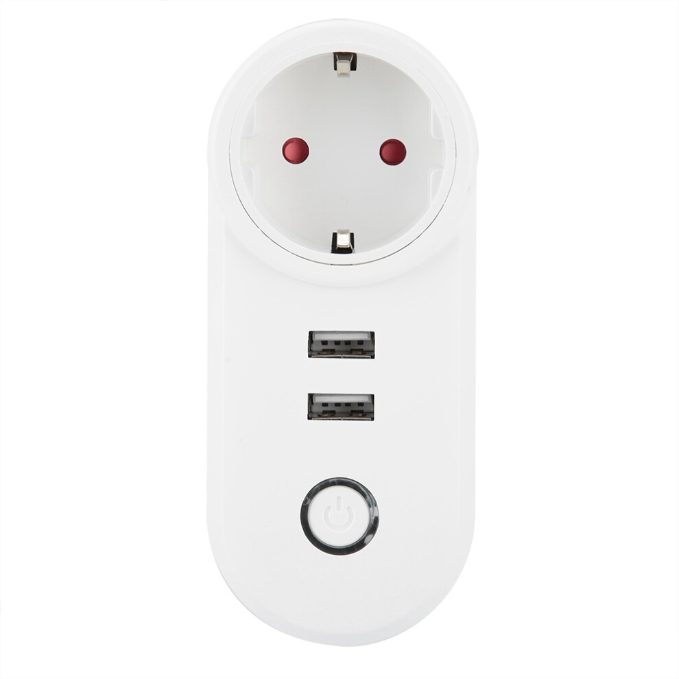 Remote Controlled Wifi Smart Outlet With Timer Functions, Voice Activated Socket For Modern Smart Home Environments 9198585148949
