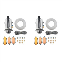 2 Set Lubricating Oil Pump Hand-Actuated Cnc Router Electromagnetic Lubrication Pump Lubricator