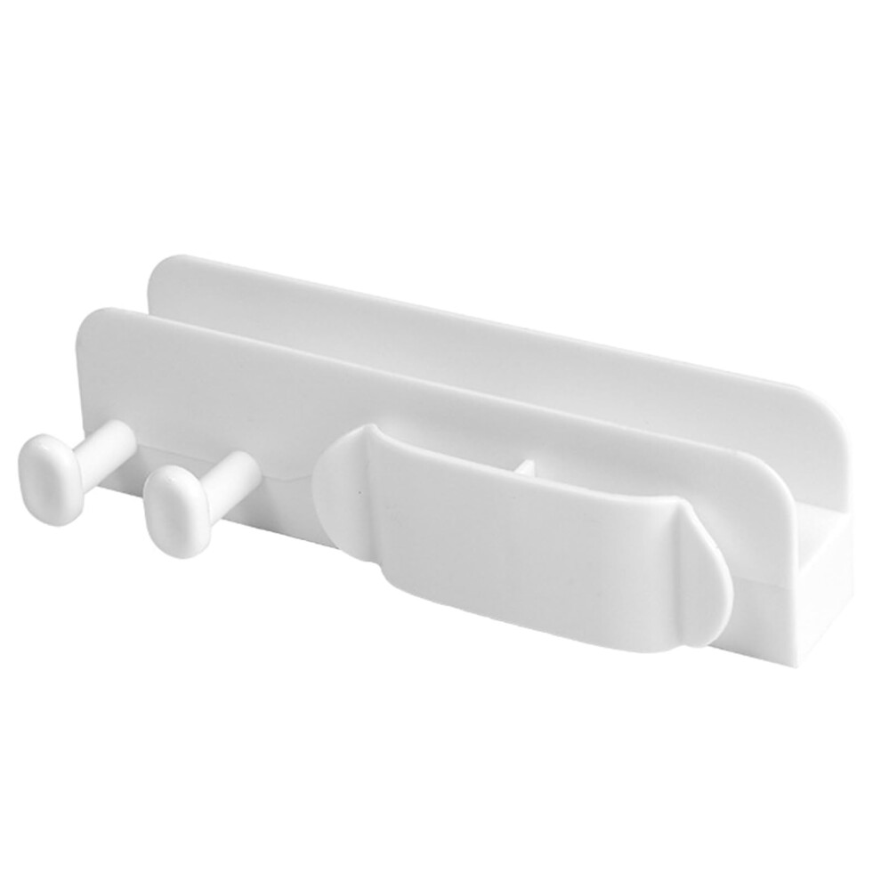 Wall Mounted Cable Organizer Punch Charging Cable Holder With Adhesive Storage Hook 9365049313117