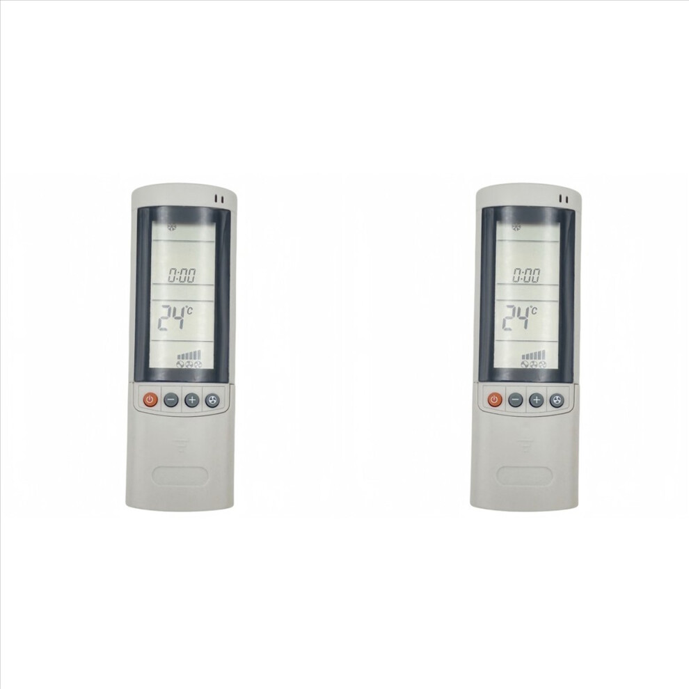 2X Air Conditioner Rc-7 Remote Control Remote Control Replace For Airwell, Emailair, Air Conditioning 4854166000888
