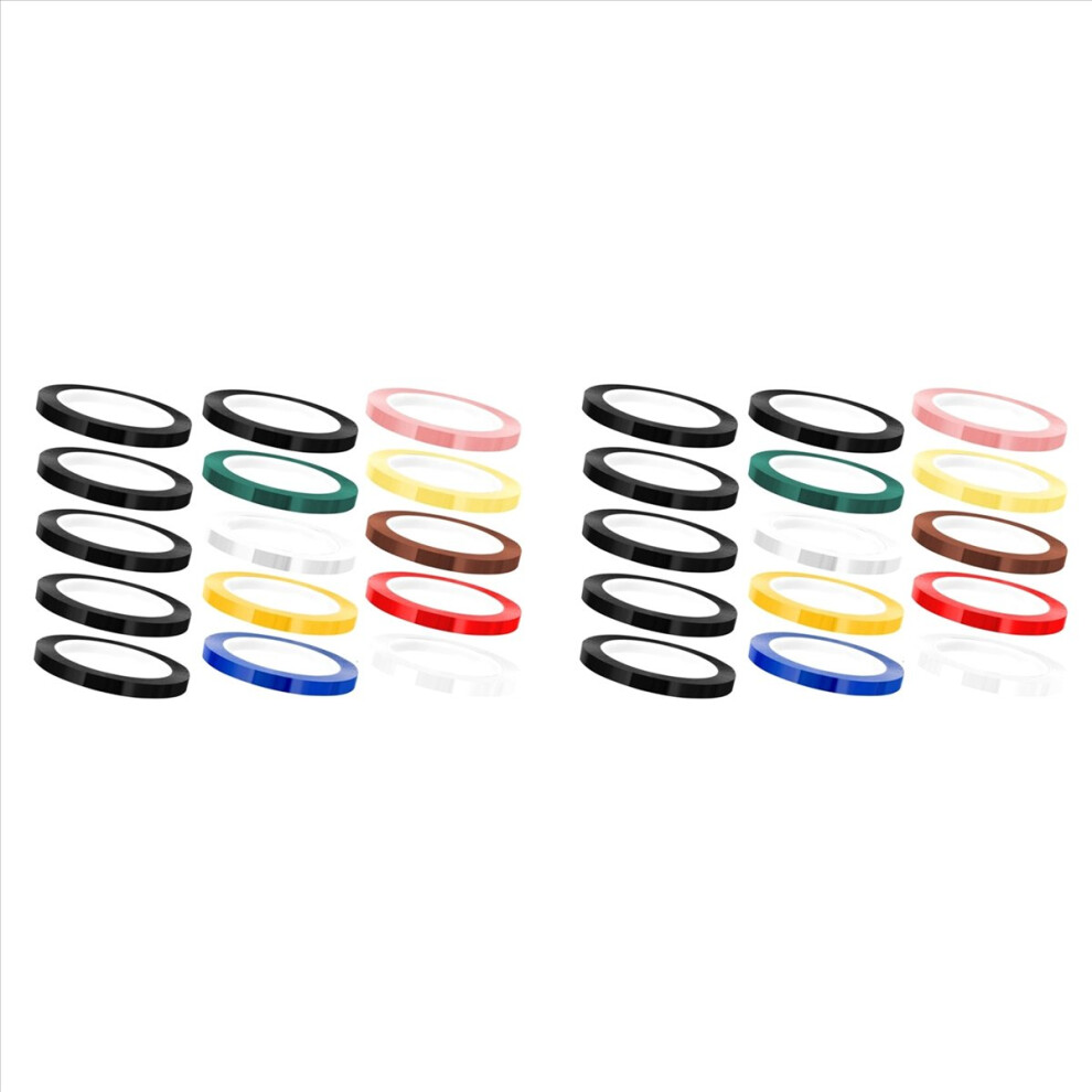 30 Rolls Autoclave Tape- Tape,1/4Inch Width 216Ft Length Instruments Identification Tape 10 Colors 4854166081344