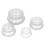 Set di 6 coppette in silicone trasparente per massaggi, uso domestico e spa 12
