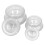 Set di 6 coppette in silicone trasparente per massaggi, uso domestico e spa 10