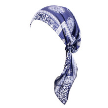 Chapeau de protection réglable pour-Bleu marine et blanc