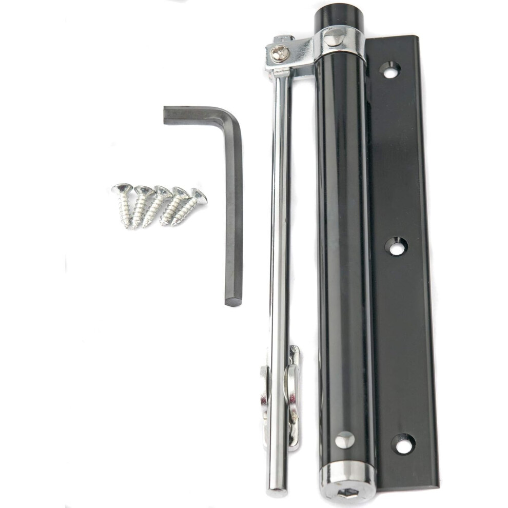 Automatic Door Closer For Residential And Commercial Spaces, Space Aluminum Safety Spring With Hydraulics, Easy Installation, Adjustable Closing Speed 9198585147256