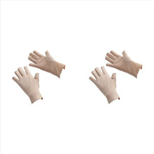 4X Fingerless Gloves Non Slip UV Protection Driving Gloves Summer Outdoor Gloves for Women and Girls Khaki