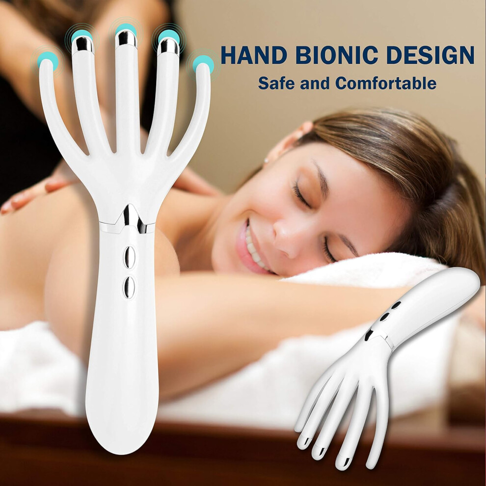 Electric Head Massager, Octopus Scalp Massage Tool For Stress Relief And Portable Bliss