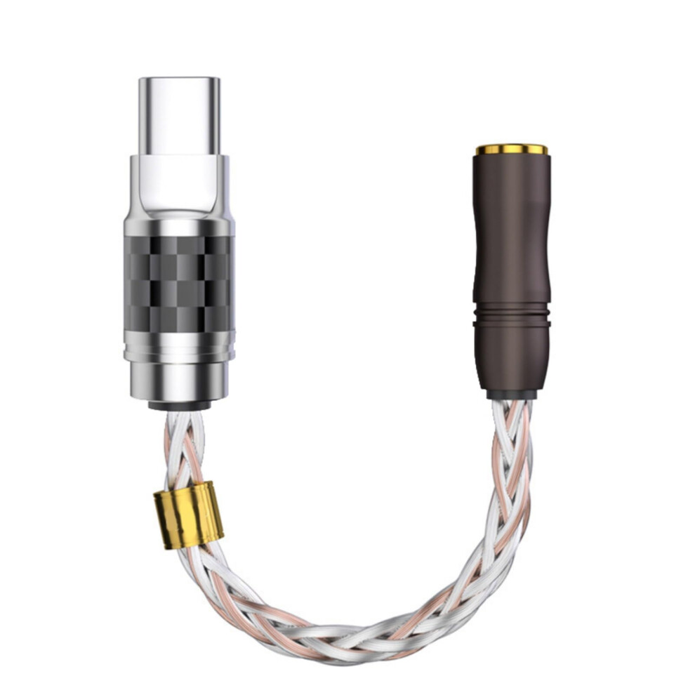 Type C To 3.5Mm/2.5Mm Headphone Adapter Audiophile Grade Connectors For Balanced Audio Performance And 3.5Mm/2.5Mm Outputs 9365049314879