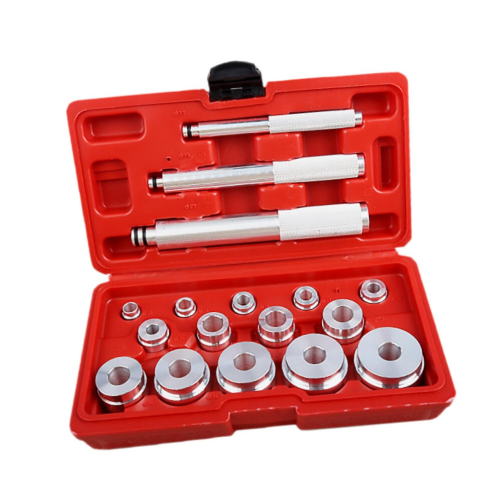 17Pcs Bearing Race And Seal Install Driver Set, Bushing Drivers Remover Tool, For Automotive Bearings Light 9412369365330