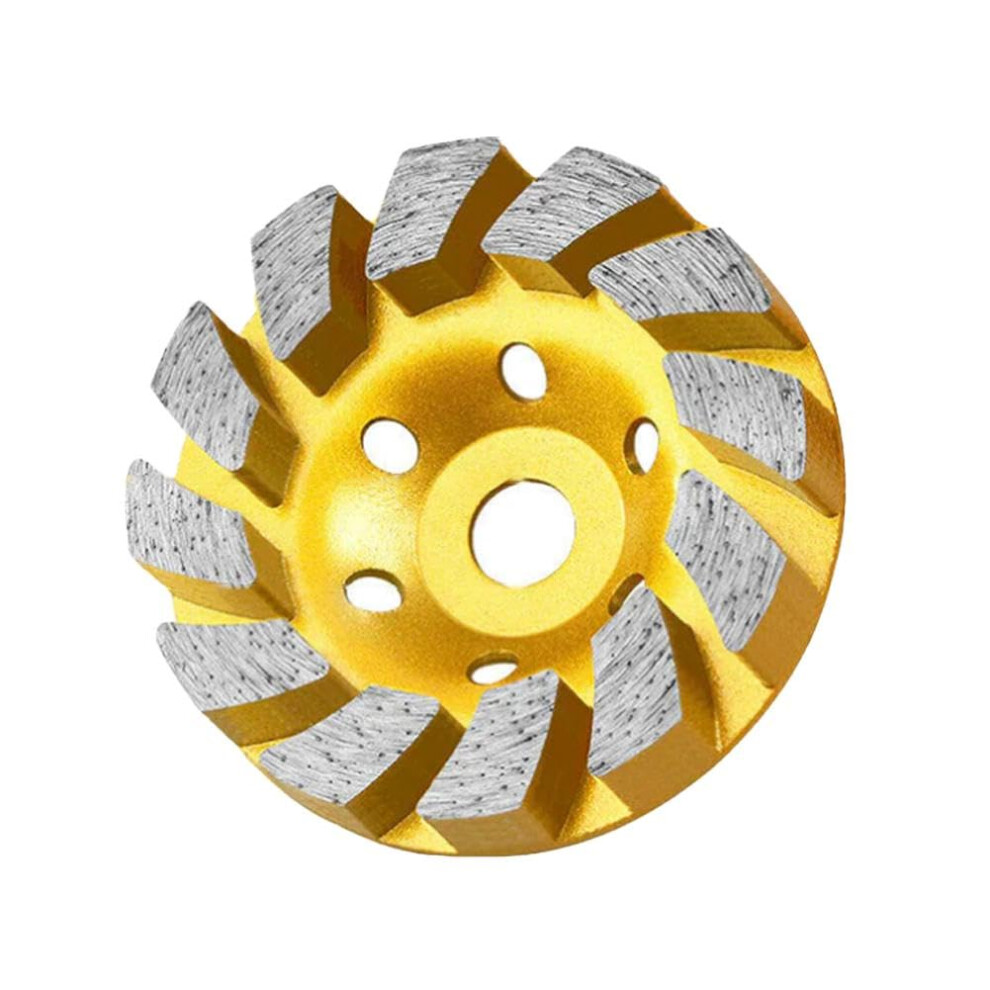 4 Inch Concrete Turbo Grinding Cup Wheel 12Segment Heavyduty 100Mm X 16Mm Arbor For Angle Grinder Masonry Concrete 9119770011183