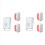 4X Bed Alarms for Elderly Dementia Patients - Wireless Motion Sensor Fall Detection Prevention Devices 1
