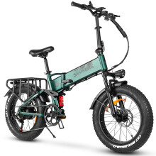 samebike RS-A02 PRO full suspension E- Bike,green