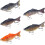 Multi Jointed Swimbait 10cm Length 7 Segment Saltwater Lure Treble Hook 2