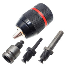 13mm Chuck Set HandTight SelfLocking Chuck For Impact Electric Hammer And Power Drill Keyless Chuck Round Hex Handle